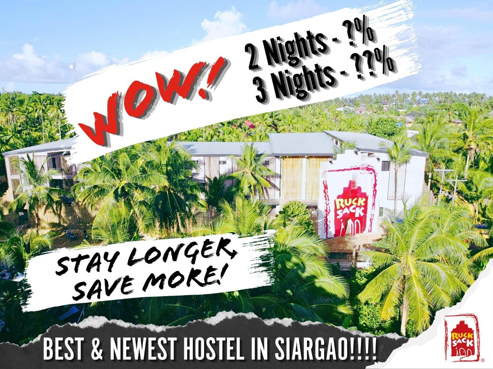 Rucksack Inn Siargao General Luna (Surigao del Norte) Exterior foto